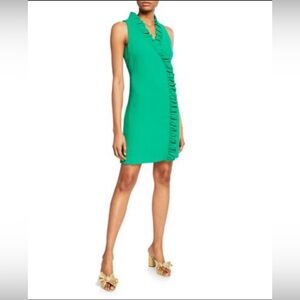 Relaxation Ruffled Trina Turk Dress!